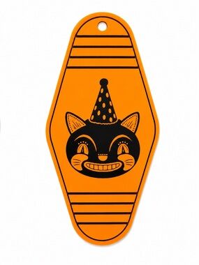 2/$25 Johanna Parker inspired Vintage Party Cat Motel Keychain 3D Printed